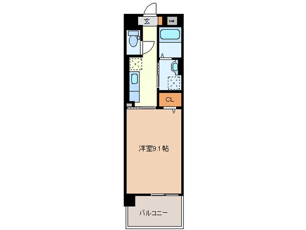 新正駅 徒歩3分 3階の物件間取画像